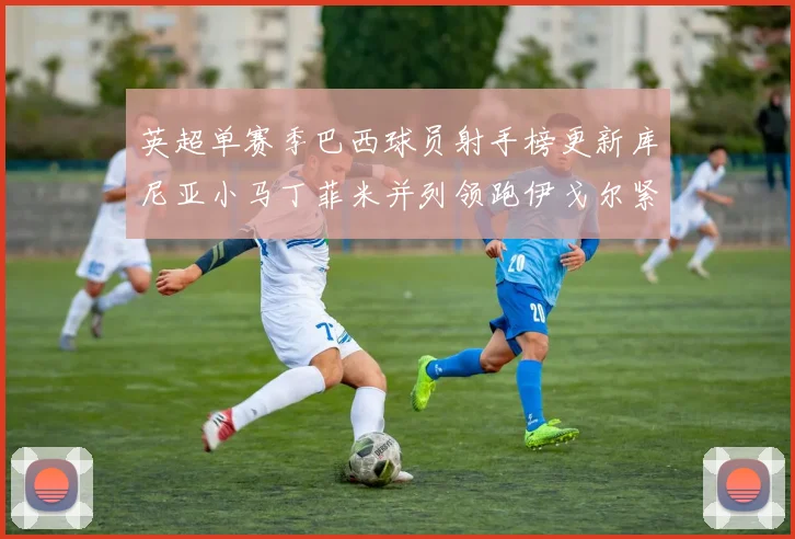 英超单赛季巴西球员射手榜更新库尼亚小马丁菲米并列领跑伊戈尔紧随其后